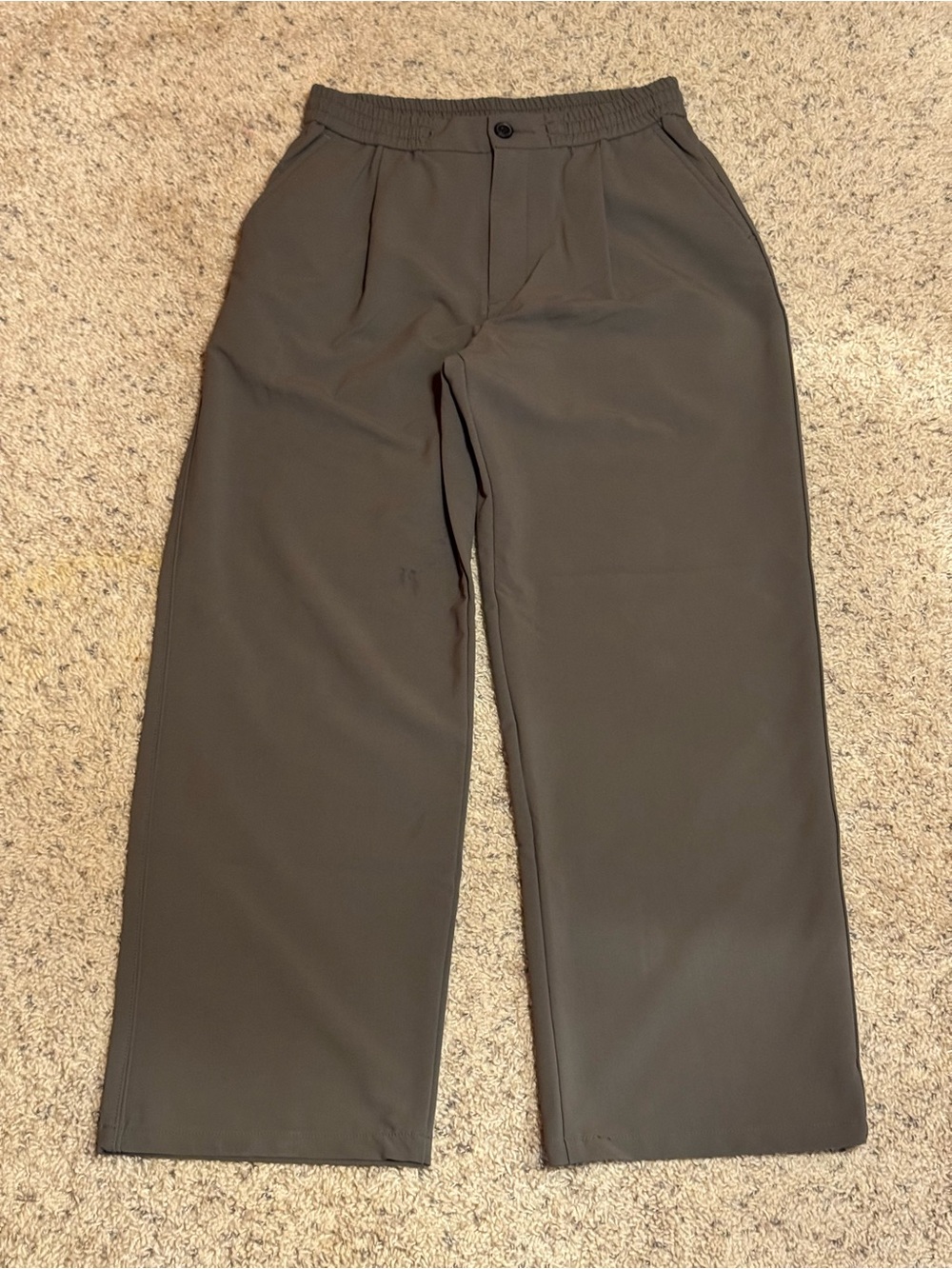 Korean Brand Concepts1one Wide Leg Pleated Trousers Size Medium